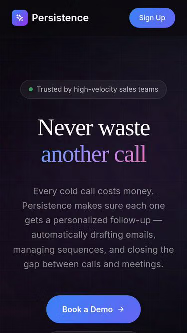 Screenshot of persistence.fyi