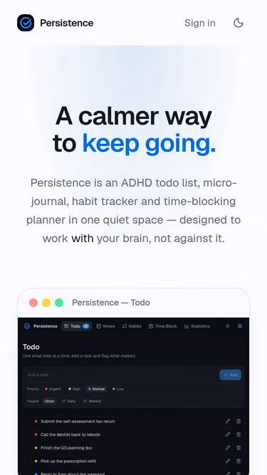 Screenshot of persistence.sh
