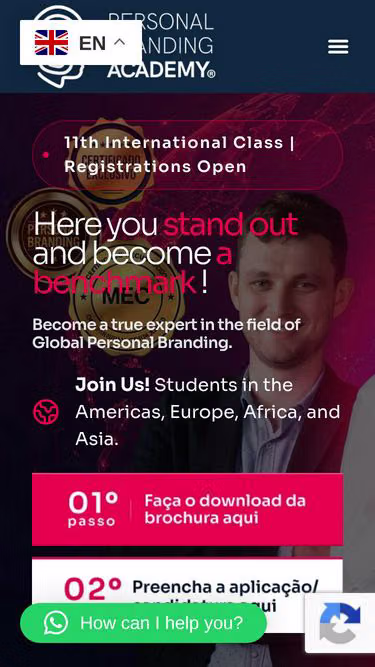 Screenshot of personalbranding.academy