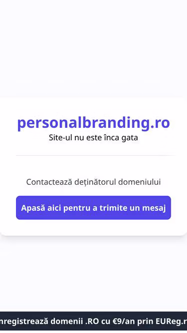 Screenshot of personalbranding.ro