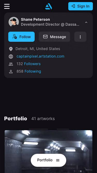 Screenshot of peterson.studio