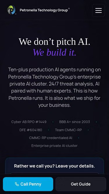 Screenshot of petronella.org