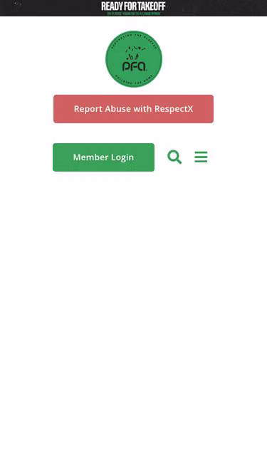 Screenshot of pfa.net.au