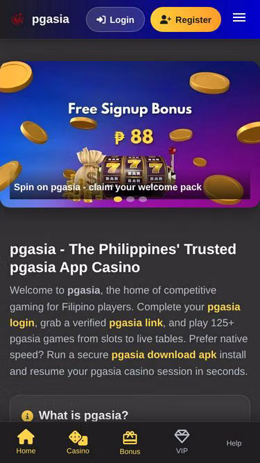 Screenshot of pgasia.click