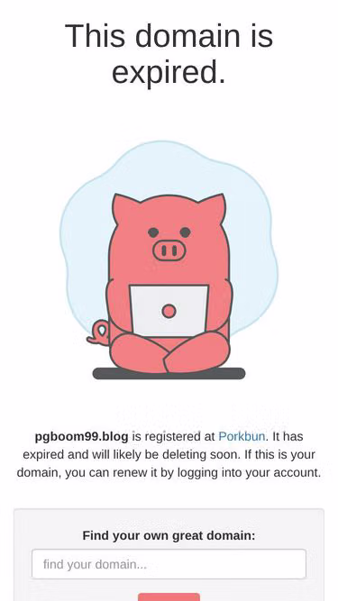 Screenshot of pgboom99.blog