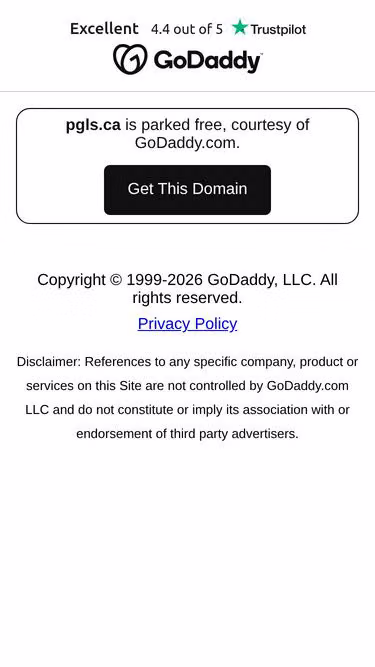 Screenshot of pgls.ca