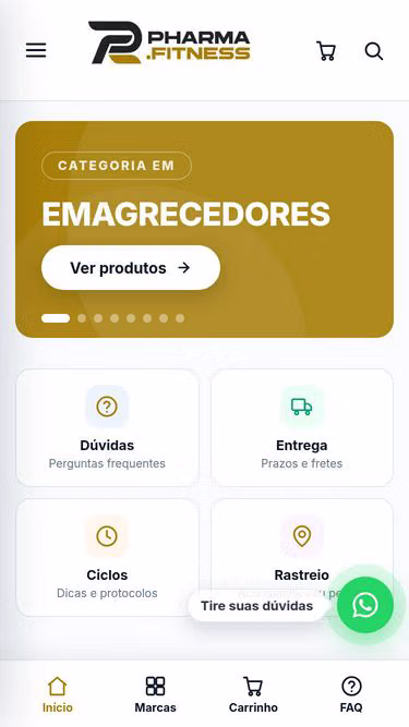 Screenshot of pharma.fitness
