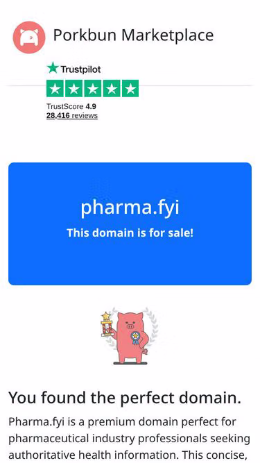 Screenshot of pharma.fyi