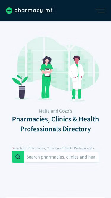 Screenshot of pharmacy.mt