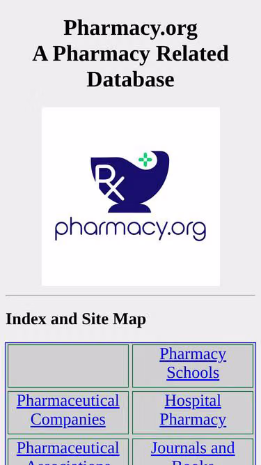 Screenshot of pharmacy.org