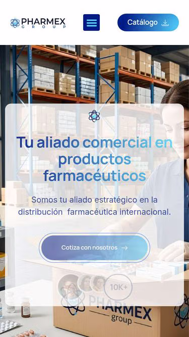Screenshot of pharmex.com.co