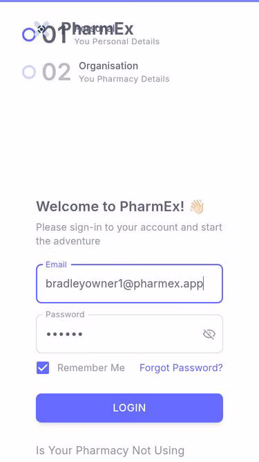 Screenshot of pharmex.uk