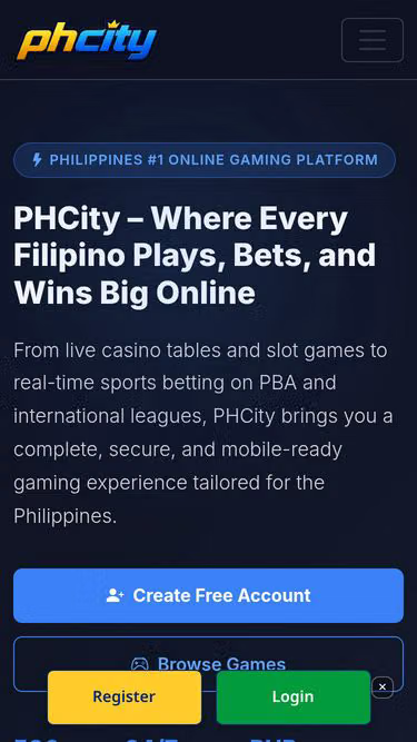 Screenshot of phcity.win