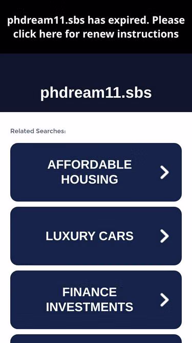 Screenshot of phdream11.sbs