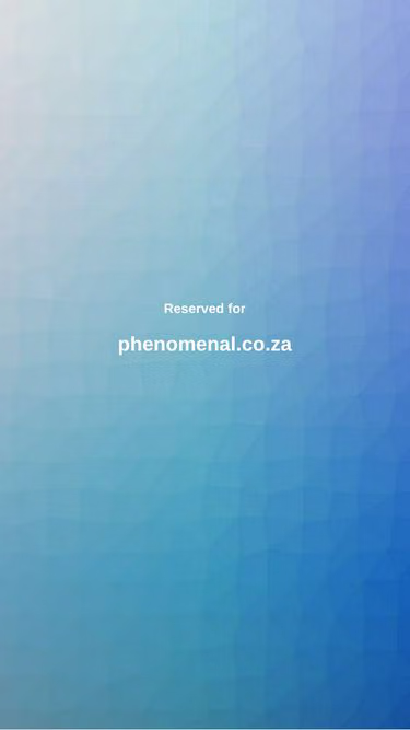 Screenshot of phenomenal.co.za
