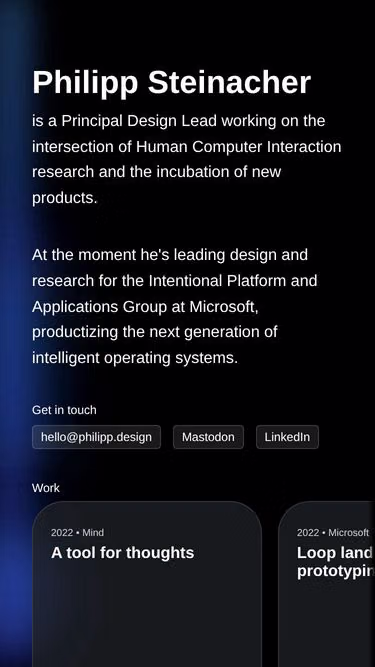 Screenshot of philipp.design
