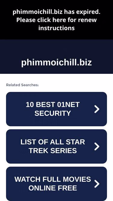 Screenshot of phimmoichill.biz