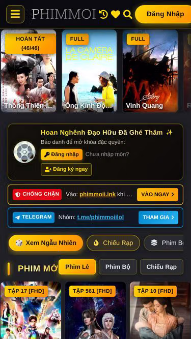 Screenshot of phimmoii.beer