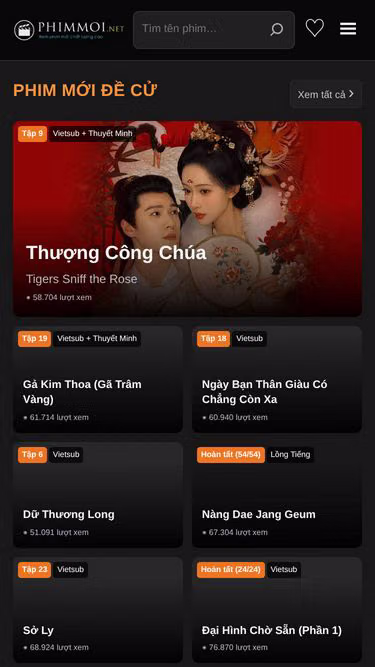 Screenshot of phimmoii.info