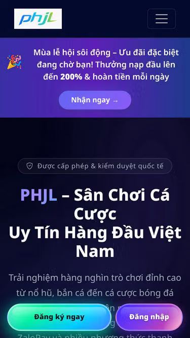 Screenshot of phjl.ws