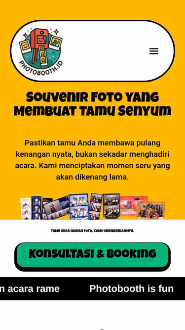 Screenshot of photobooth.id