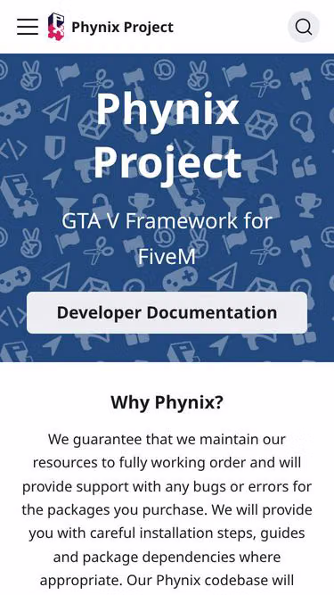 Screenshot of phynix.gg