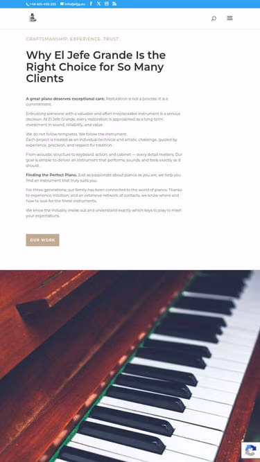 Screenshot of pianos.repair