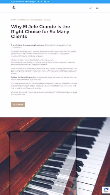 Screenshot of pianos.works