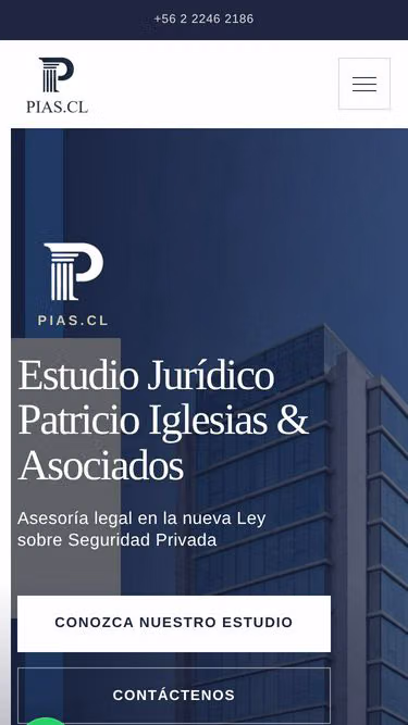 Screenshot of pias.cl
