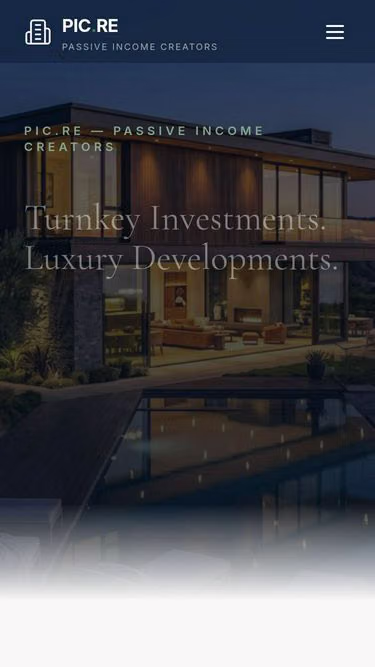 Screenshot of pic.investments
