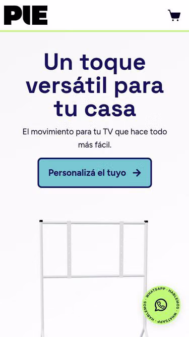 Screenshot of pie.com.ar