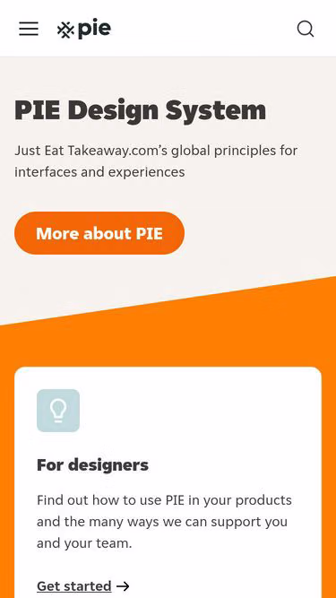 Screenshot of pie.design