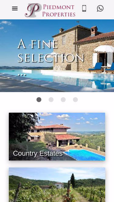 Screenshot of piedmont.co.uk