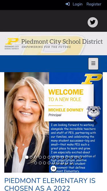 Screenshot of piedmont.k12.al.us