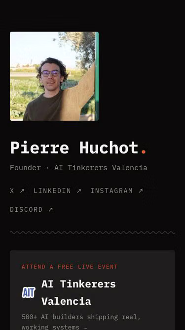 Screenshot of pierrot.tech