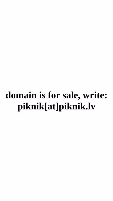 Screenshot of piknik.lv