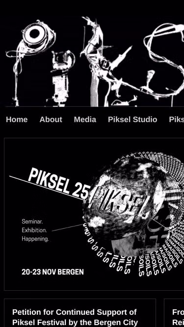 Screenshot of piksel.org