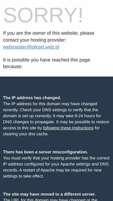 Screenshot of piksel.web.id