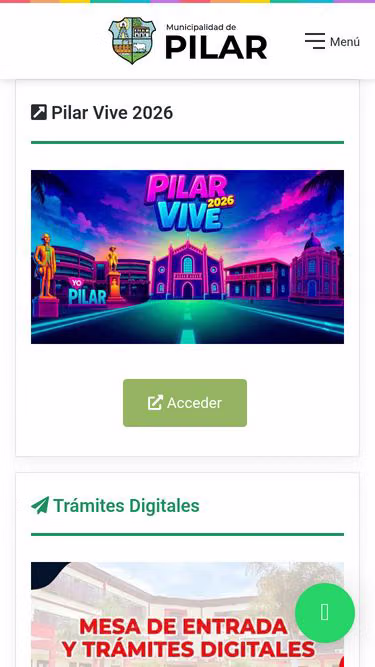 Screenshot of pilar.gov.py