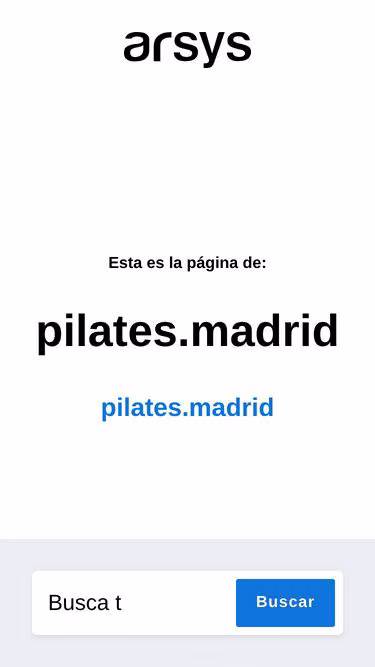 Screenshot of pilates.madrid
