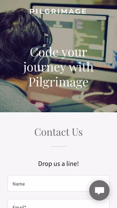 Screenshot of pilgrimage.dev