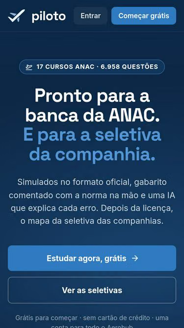 Screenshot of piloto.com.br