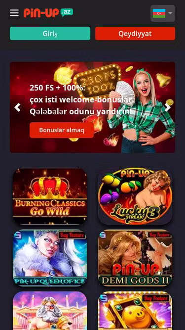 Screenshot of pin-up.com.az