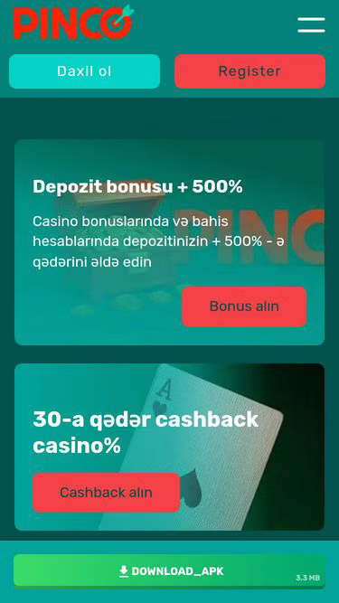 Screenshot of pinco.cab
