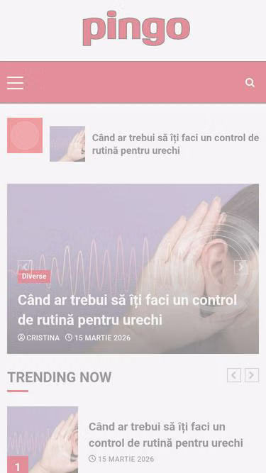 Screenshot of pingo.ro
