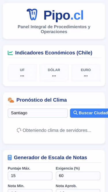 Screenshot of pipo.cl