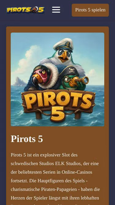 Screenshot of pirots5.de
