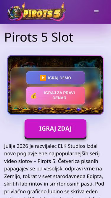 Screenshot of pirots5.si