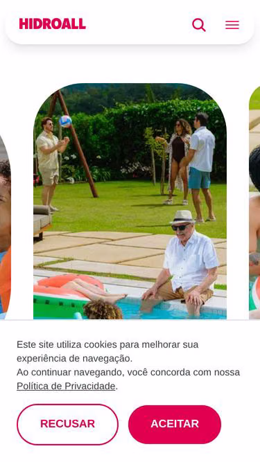 Screenshot of piscinas.com.br