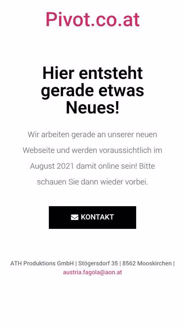 Screenshot of pivot.co.at